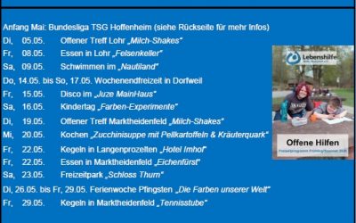 Freizeitprogramm Mai 2026