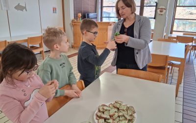 Frühlingsduft in der Mittagsbetreuung