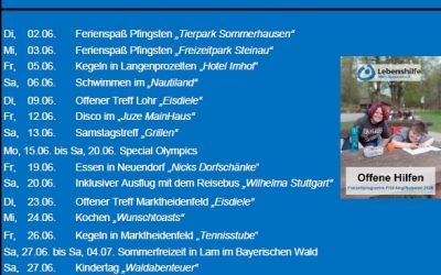 Freizeitprogramm Juni 2026